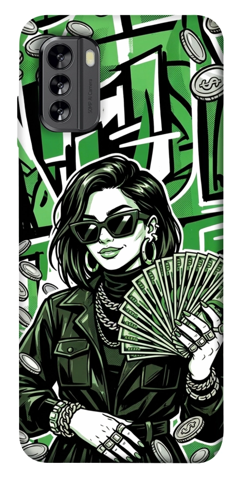 Чохол Money woman green для Nokia G60