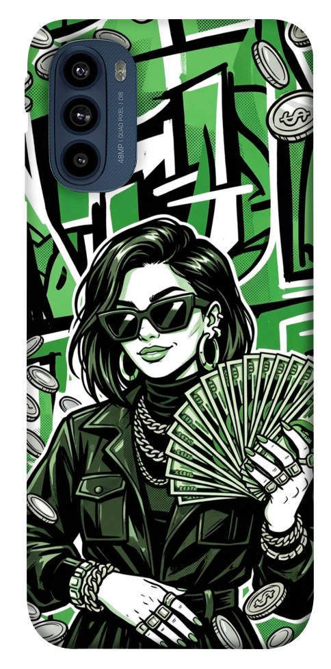 Чохол Money woman green для Motorola Moto G41