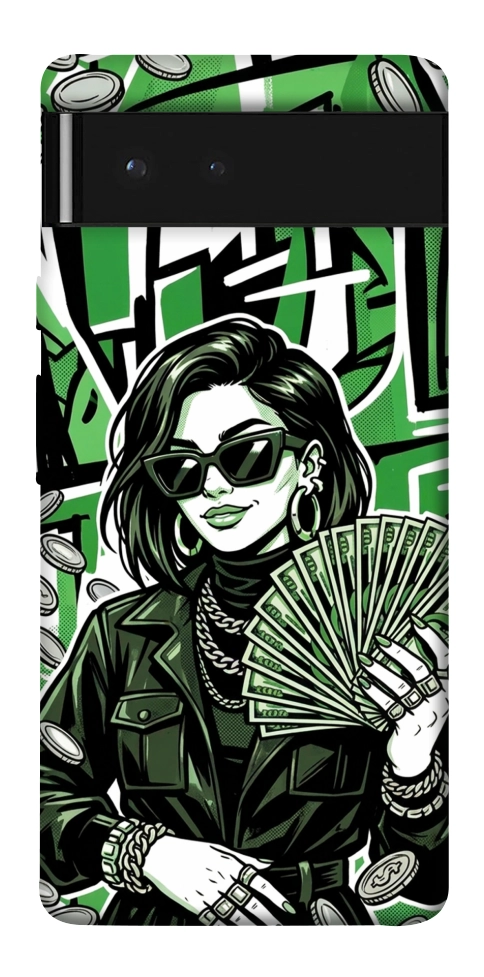 Чохол Money woman green для Google Pixel 6