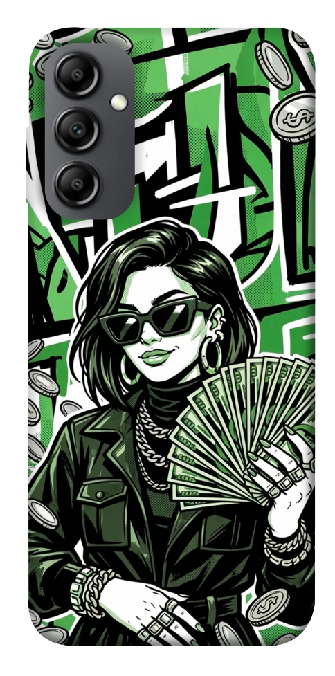 Чехол Money woman green для Galaxy A14