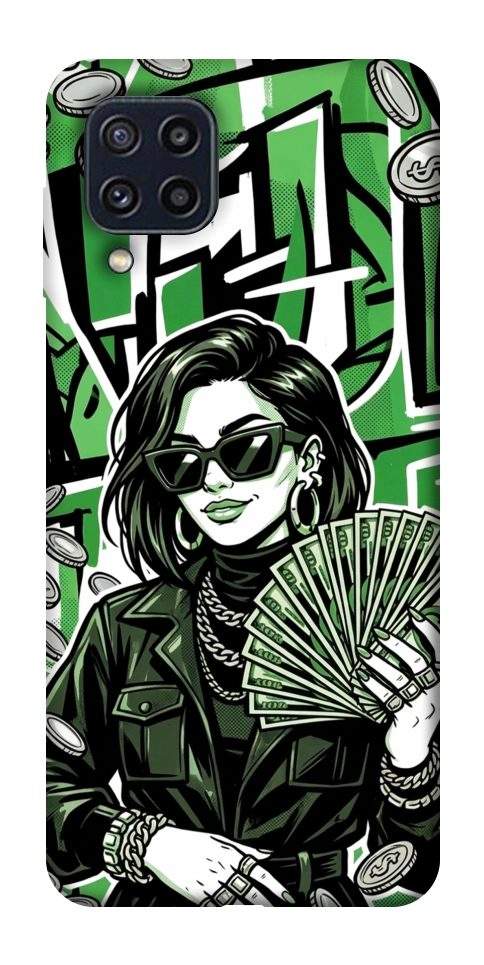 Чохол Money woman green для Galaxy M32