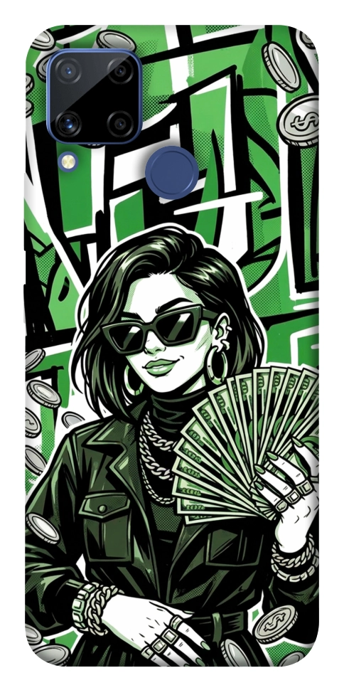 Чехол Money woman green для Realme C15