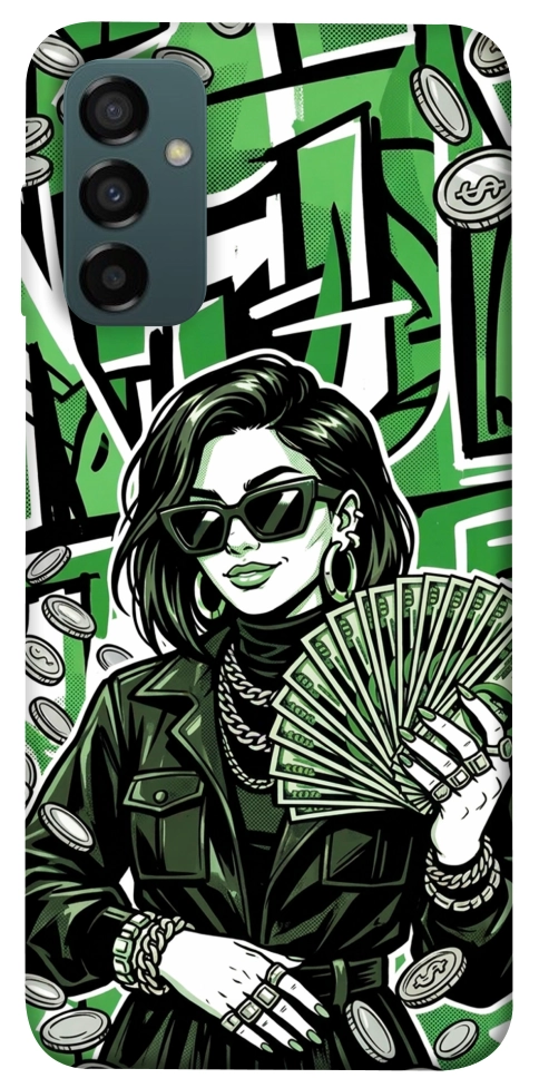 Чехол Money woman green для Galaxy M14 5G