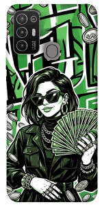 Чохол Money woman green для ZTE Blade A52