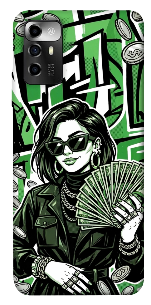 Чохол Money woman green для ZTE Blade V40 Vita
