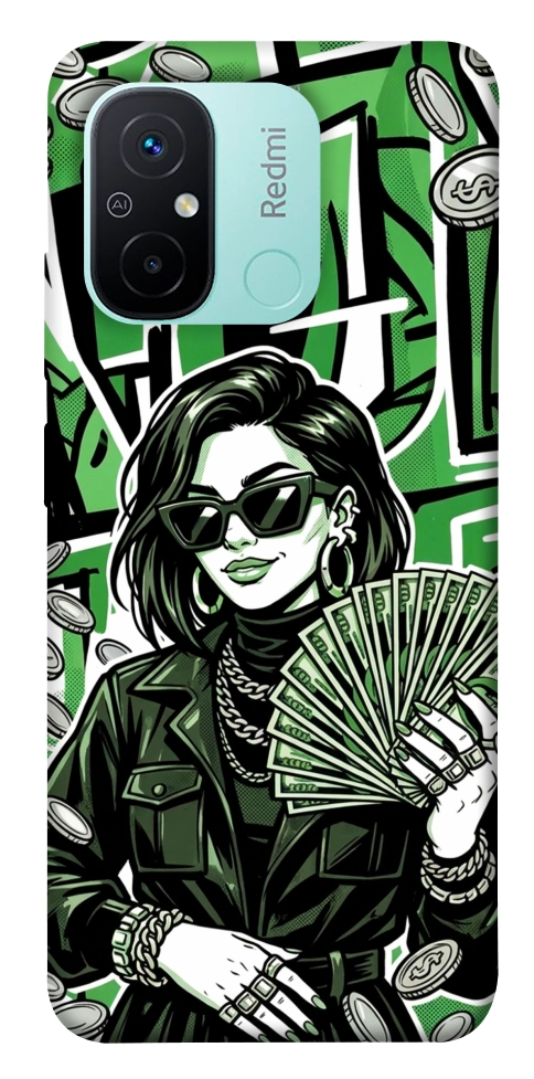 Чехол Money woman green для Xiaomi Redmi 12C