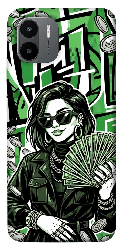 Чехол Money woman green для Xiaomi Poco C50