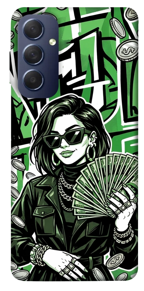 Чехол Money woman green для Galaxy M54 5G