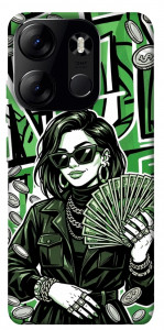 Чохол Money woman green для Tecno Spark Go 2023