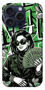 Чохол Money woman green для iPhone 15 Pro