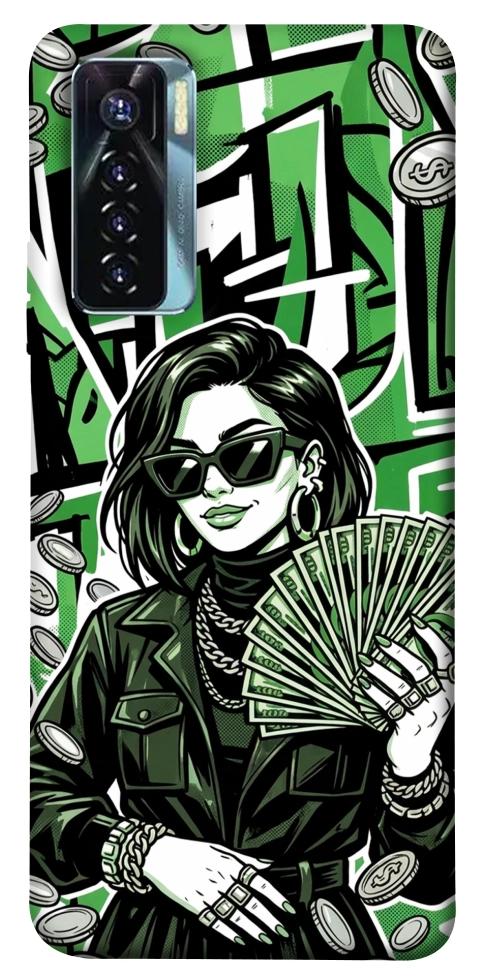 Чохол Money woman green для TECNO Camon 17 Pro
