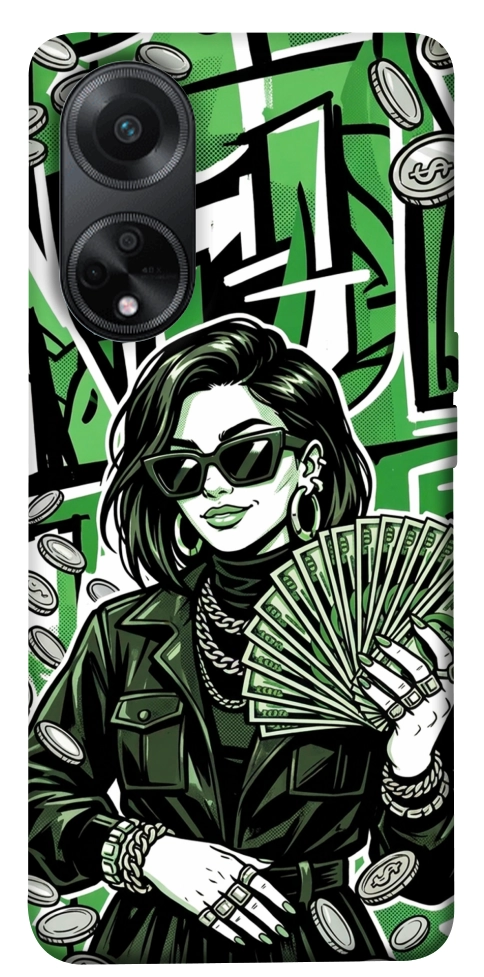 Чохол Money woman green для Oppo A58 4G