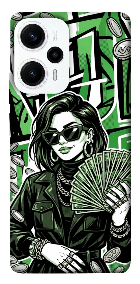 Чохол Money woman green для Xiaomi Poco F5