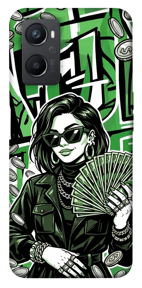 Чехол Money woman green для Oppo A36