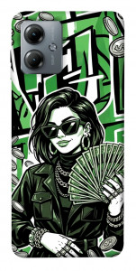 Чохол Money woman green для Motorola Moto G14