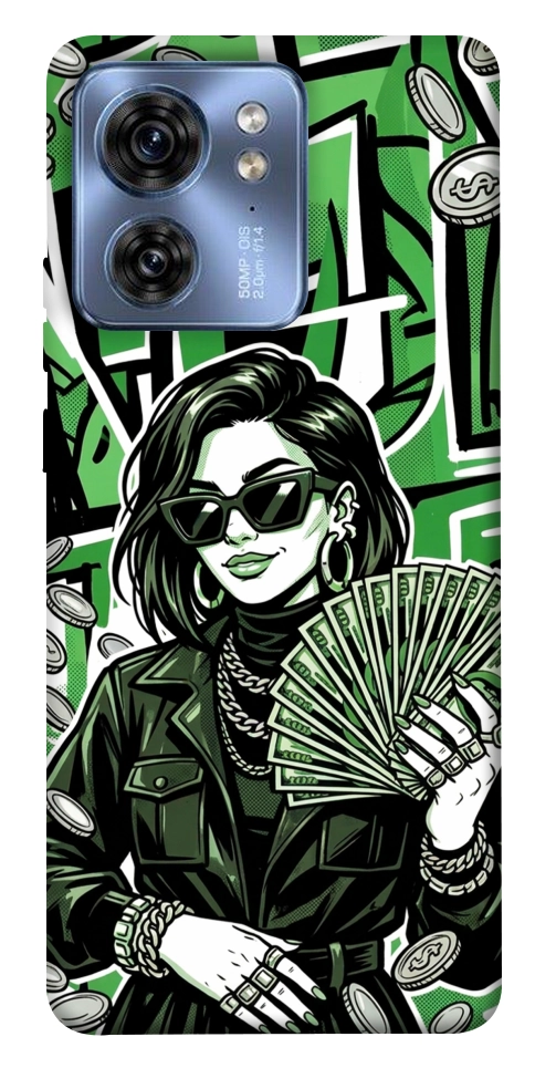 Чохол Money woman green для Motorola Edge 40