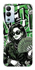 Чехол Money woman green для Infinix Hot 12i
