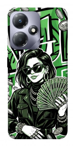Чехол Money woman green для Infinix Hot 30i