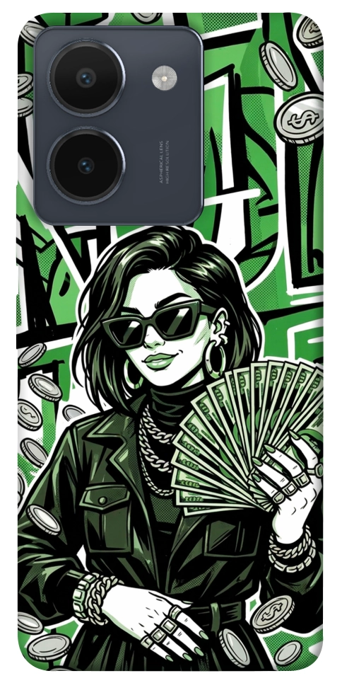 Чохол Money woman green для Vivo Y36