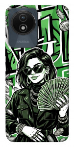 Чохол Money woman green для Vivo Y02