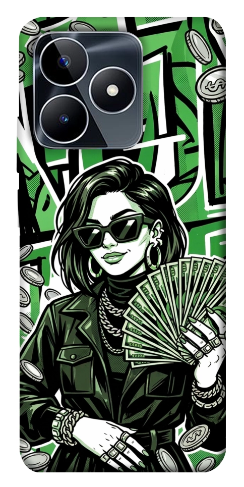 Чехол Money woman green для Realme C53