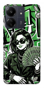 Чохол Money woman green для Xiaomi Redmi 13C