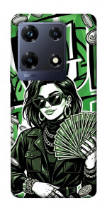 Чехол Money woman green для Infinix Note 30 Pro NFC