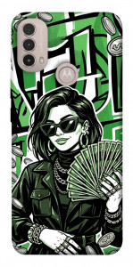 Чохол Money woman green для Motorola Moto E30