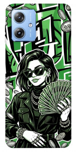 Чехол Money woman green для Motorola Moto G84