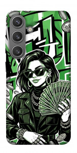Чохол Money woman green для Galaxy S24