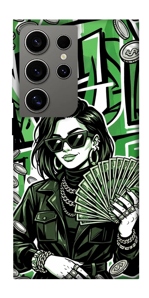 Чехол Money woman green для Galaxy S24 Ultra