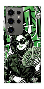 Чехол Money woman green для Galaxy S24 Ultra