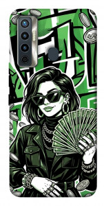 Чохол Money woman green для TECNO Camon 17
