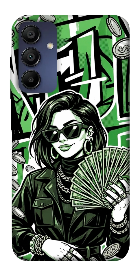 Чехол Money woman green для Galaxy A15