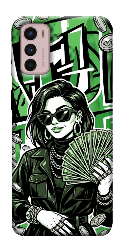 Чохол Money woman green для Motorola Moto G42