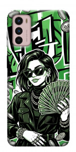 Чохол Money woman green для Motorola Moto G42