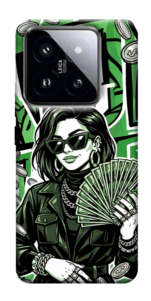 Чохол Money woman green для Xiaomi 14 Pro