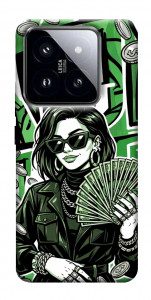 Чехол Money woman green для Xiaomi 14 Pro