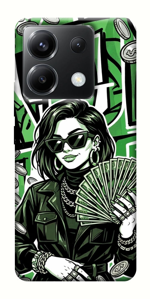 Чехол Money woman green для Xiaomi Poco X6