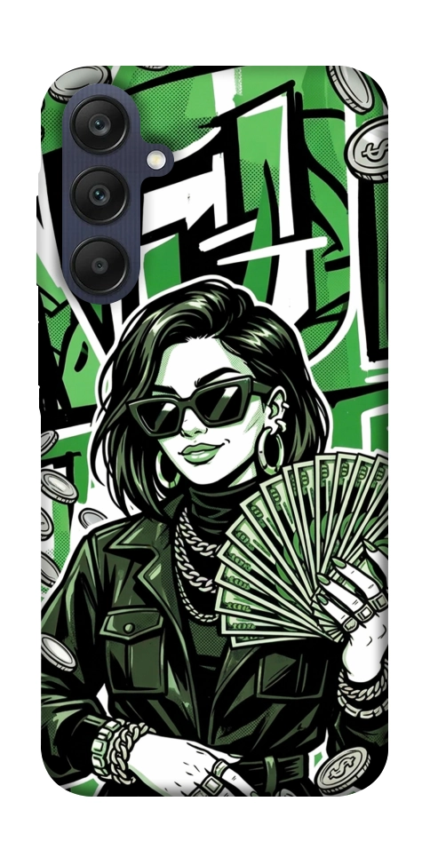Чехол Money woman green для Galaxy A25 5G