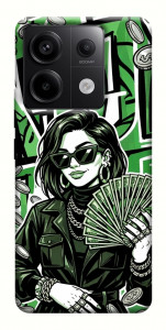 Чехол Money woman green для Xiaomi Redmi Note 13 Pro 4G