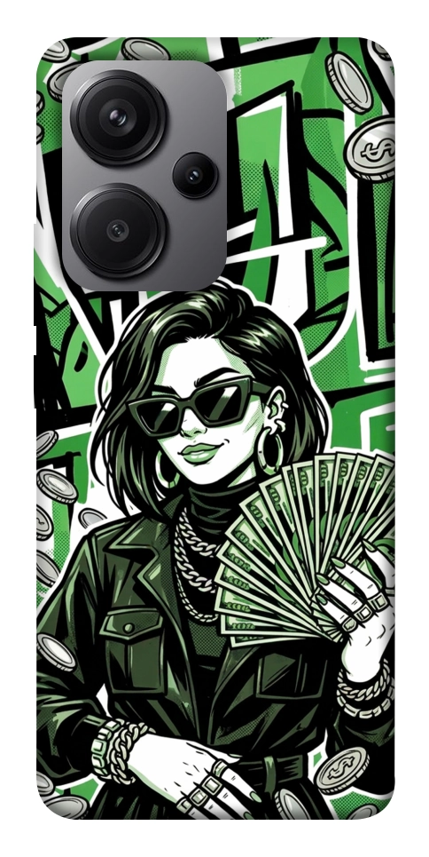 Чохол Money woman green для Xiaomi Redmi Note 13 Pro+
