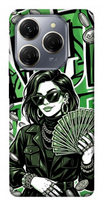 Чехол Money woman green для TECNO Spark 20 Pro