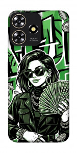 Чехол Money woman green для ZTE Blade A73 4G