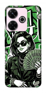 Чехол Money woman green для Xiaomi Redmi 13 4G