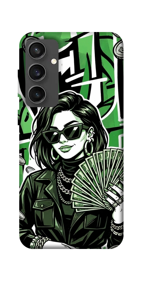 Чохол Money woman green для Galaxy S24 FE