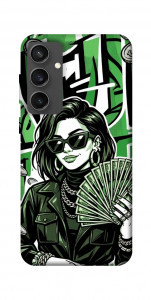 Чохол Money woman green для Galaxy S24 FE