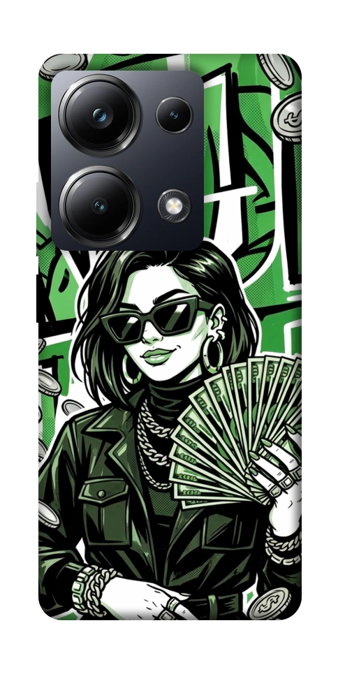 Чохол Money woman green для Xiaomi Poco M6 Pro 4G