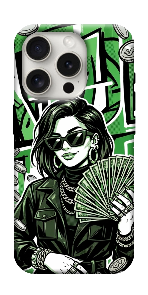 Чехол Money woman green для iPhone 16 Pro Max