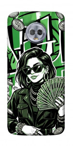 Чехол Money woman green для Motorola Moto G6 Plus